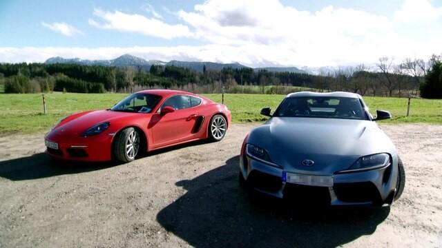 Porsche 718 Cayman vs. Toyota Supra | Dets Ü-30-Party | Die Folienprinzen: Mercedes SL
