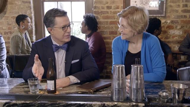 Jason Segel, Charlotte Alter, Elizabeth Warren