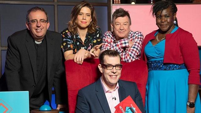 Maggie Aderin-Pocock, Richard Coles, Stuart Maconie and Lou Sanders (3/5)