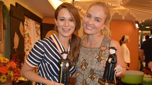 Carolina Ferraz, Marcello Melo Jr. e Mariana Ximenes