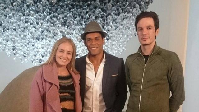 Arlete Salles, César Mello e Paula Fernandes