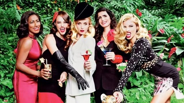 Grazi Massafera, Paolla Oliveira, Malu Mader, Glória Maria, Leandro Hassum e Cissa Guimarães