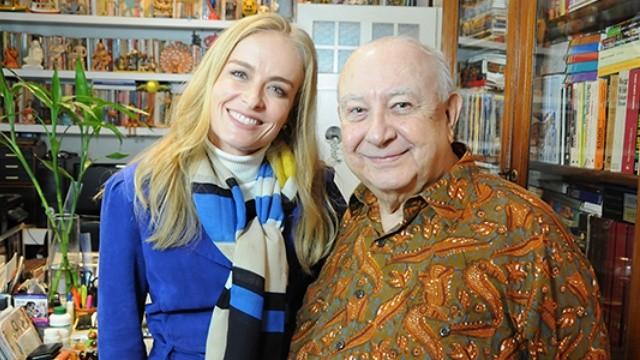 Sérgio Mamberti, Viviane Araújo e Tiago Leifert