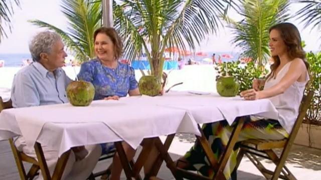 Roger Flores, Louise Cardoso e Pedro Paulo Rangel