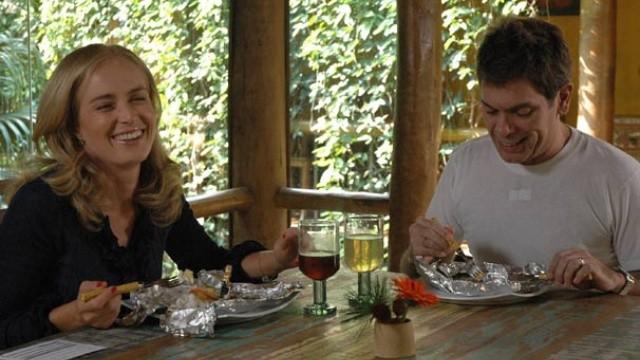 Hélio de La Peña, Roger Moreira e Fátima Bernardes