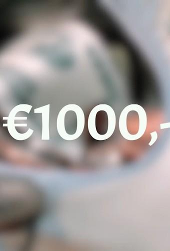 Van 0 naar 1000 Euro
