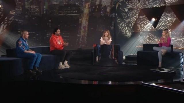 David Saint-Jacques, Félix-Antoine Tremblay, Rosalie Vaillancourt et la Roue humaine