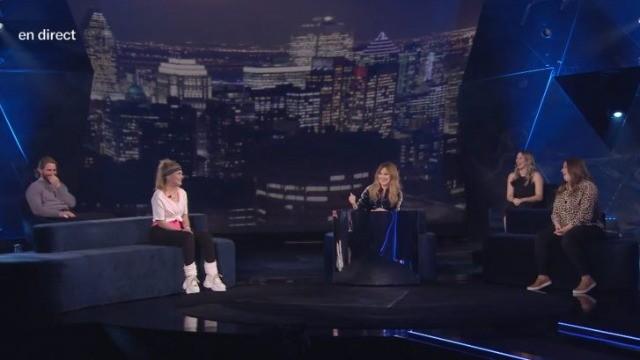 Marianne St-Gelais, Julie-Anne et Jordan d'OD, Rosalie Vaillancourt et Mme Marie-Ève