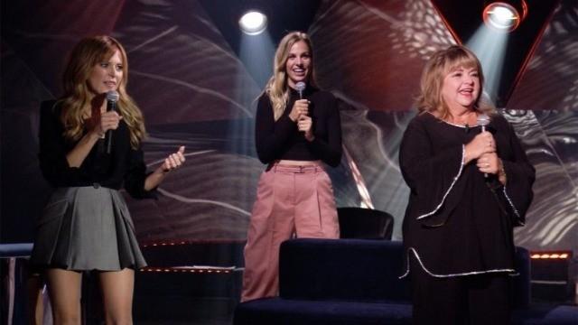 Lise Dion, France Beaudoin, Marie-Lyne Joncas et Mme Marie-Ève