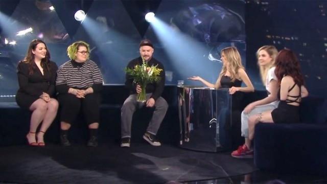 Safia Nolin, Khate Lessard, Marc-André Grondin et Marie-Lyne Joncas.