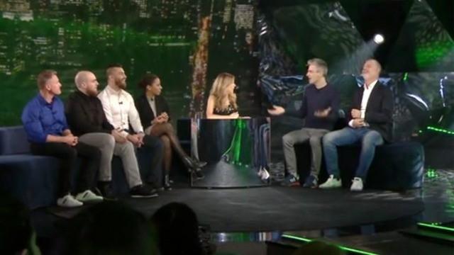 Phil Roy, la plongeuse Jennifer Abel, le boxeur David Lemieux, Dominic Paquet et Olivier Niquet