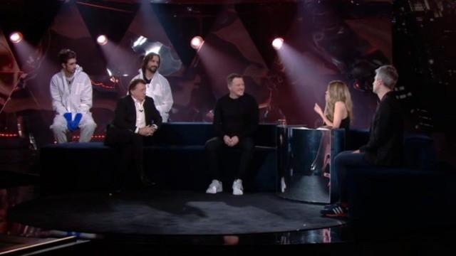 Mikaël Kingsbury, Jérémy Demay, Jean-Luc Mongrain, le Dr Karl Weiss et Olivier Niquet