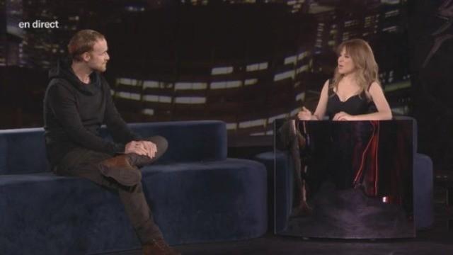 Vincent Leclerc, Pierre Lebeau, Anaïs Favron et sa mère, Olivier Niquet et les Talents Bleus