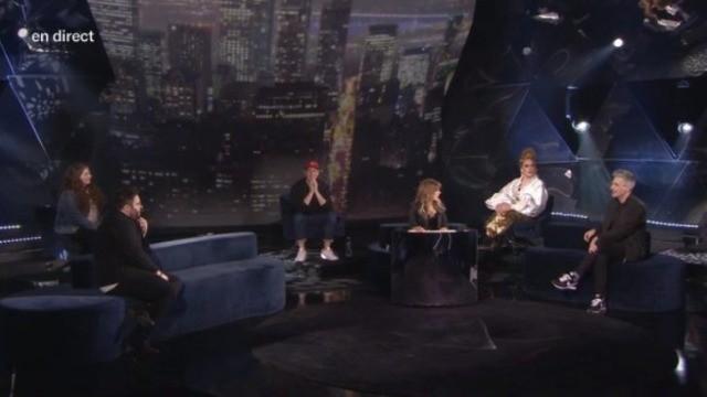 Matthieu Pepper, Rita Baga, Olivier Niquet, Guillaume Pineault et les Talents Bleus.