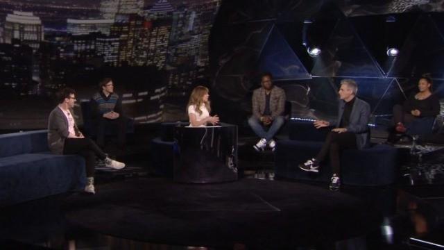 Alexandre Goyette, Simon Boulerice, Noah Parker, Olivier Niquet et les Talents Bleus