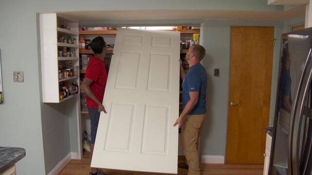 Pantry Doors; Reflective Shingle