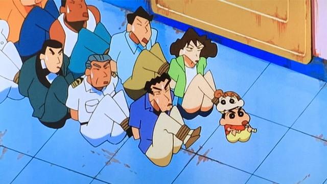 We see Shin-Chan in prehistory (Part 1) / We see Shin-Chan in prehistory (Part 2) / They fight over the Jews / Boo-Chan declares himself / Snowy gets us drunk