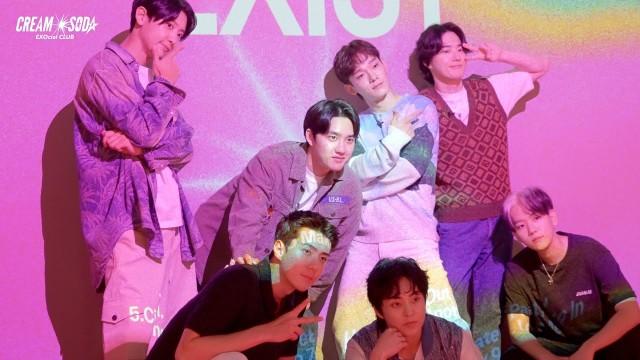 EXO POP-UP STORE ‘EXOcial Club - Cream Soda’ Behind