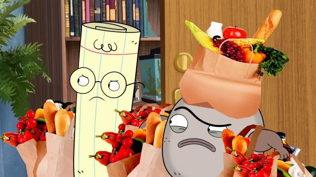 Helping with the Groceries