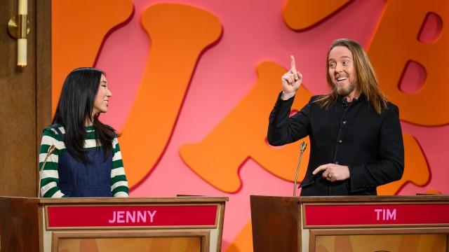 Cameron James, Jenny Tian and Tim Minchin