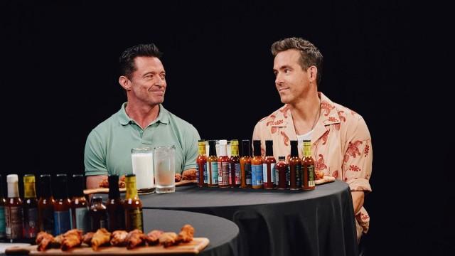 Ryan Reynolds and Hugh Jackman Go Claws Out While Eating Spicy Wings