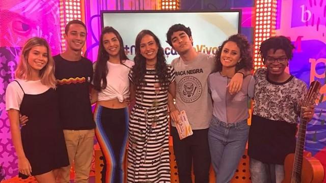 Rayssa Bratillieri, Alice Milagres, André Luiz Frambach, Clarissa Müller e Pedro Maya