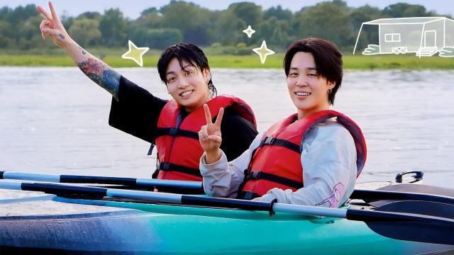 Jimin x Jung Kook  behind #USA