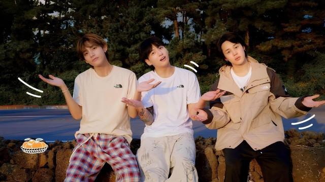 Jimin x Jung Kook  behind #JEJU ISLAND