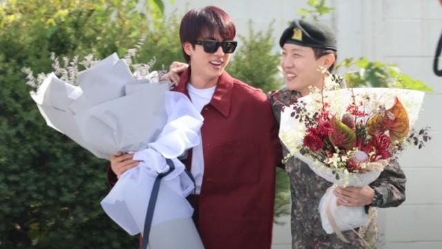 j-hope Reunites with Jin at the Discharge Ceremony!