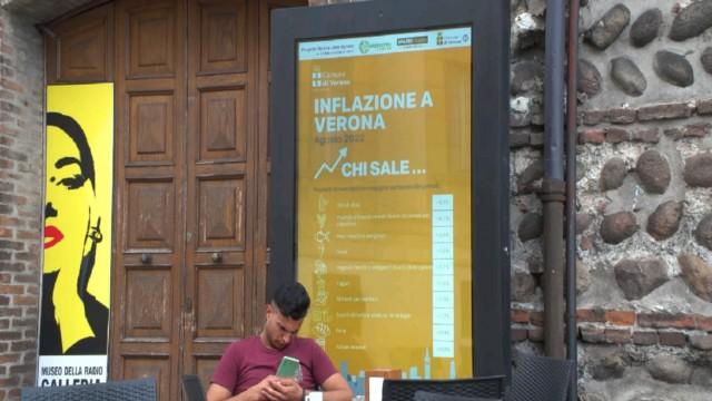 Italien: Displays gegen Inflation und Profitgier
