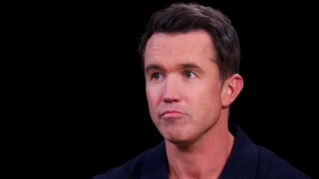 Rob McElhenney Needs to Walk It Out While Eating Spicy Wings