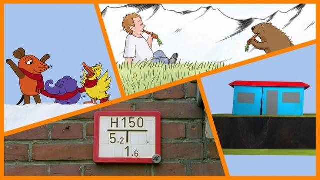 Kita heben|Franz, der Junge, der ein Murmeltier sein wollte|Hydrant|Shaun das Schaf: Ein warmes Plätzchen
