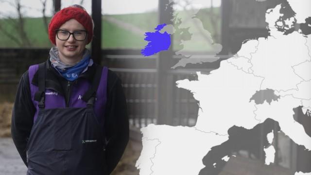 Louise, Milchbäuerin aus Irland Landwirtschaft