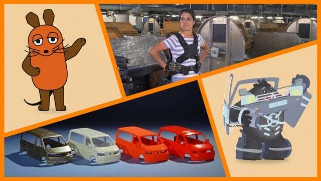 Modellauto: Wie wird ein Modellauto gemacht?|Trudes Tier: Das Robotier|Clarissa im Roboter-Anzug|Shaun das Schaf: Der Roboterhund