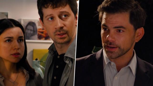 Clemente sorprende juntos a Diana y Ramiro