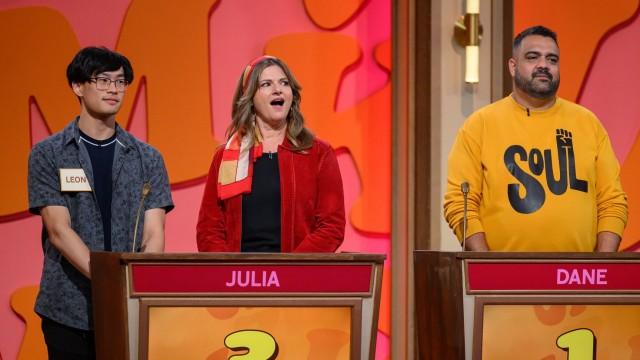 Julia Zemiro, Alex Ward and Dane Simpson