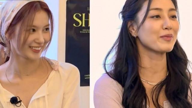 Jihyo And Sana Of TWICE