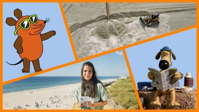 Wie funktioniert der Küstenschutz auf Sylt?|Krawinkel und Eckstein: Der Besuch Krawinkel bekommt Besuch von seiner Tante|Shaun das Schaf: Spuren im Beton