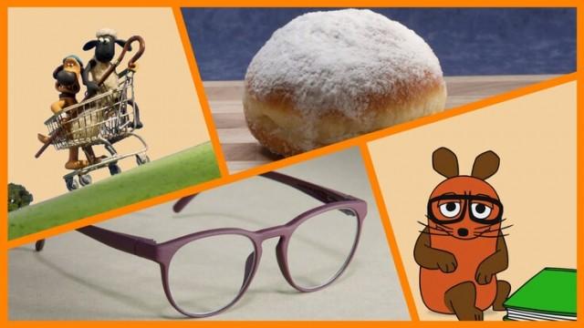 Brillen aus Wunderbohnen|Zwei-Minuten-Märchen: Kleine große Prinzessin|Berliner/​Pfannkuchen Herstellung|Shaun das Schaf: Blind drauflos