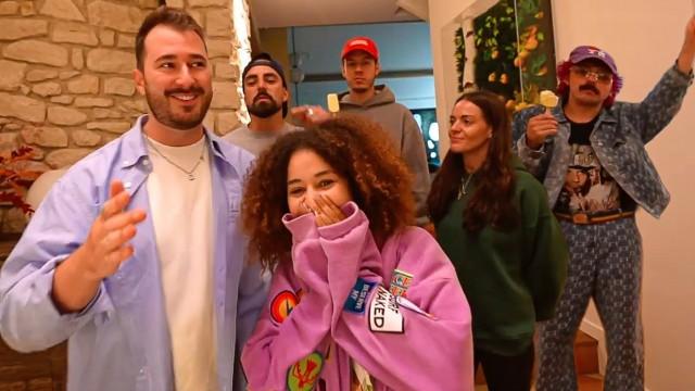 Ils m'ont fait une grosse surprise