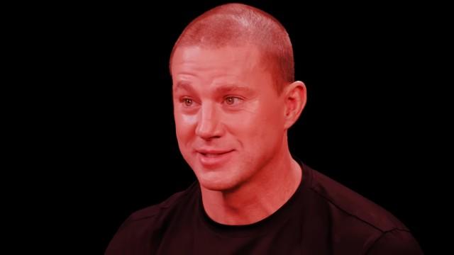 Channing Tatum Punches Back While Eating Spicy Wings