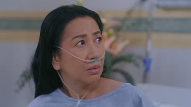 The ill-tempered woman has cancer!