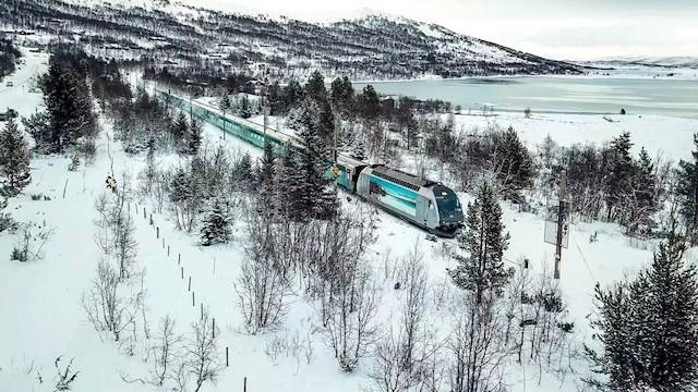 Nordic Train at Christmas