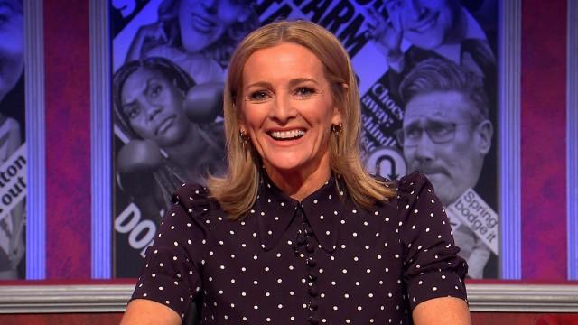 Gabby Logan, Miles Jupp, Michelle Wolf