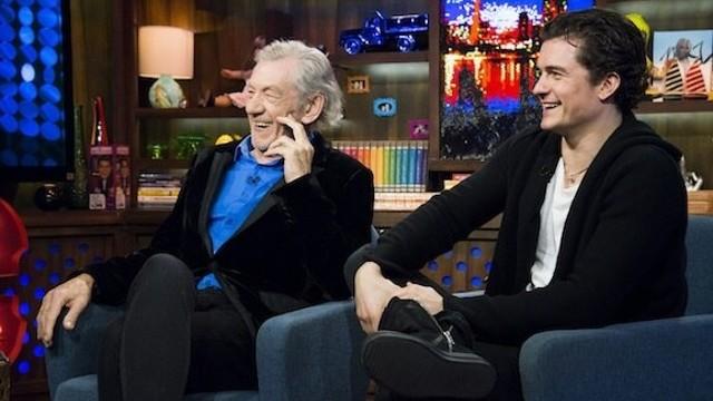 Orlando Bloom & Ian McKellen