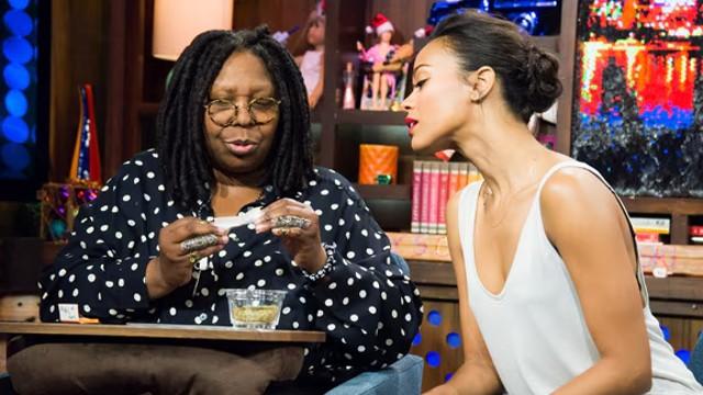 Whoopi Goldberg & Zoe Saldana