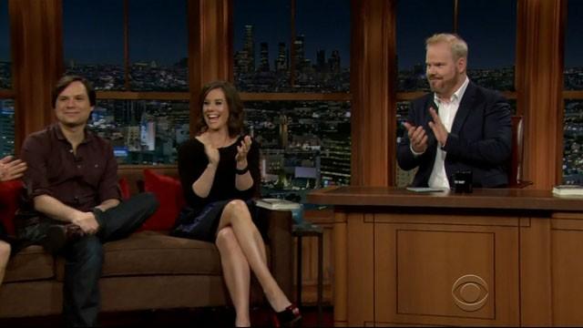 Michael Ian Black, Ashley Williams, guest host Jim Gaffigan