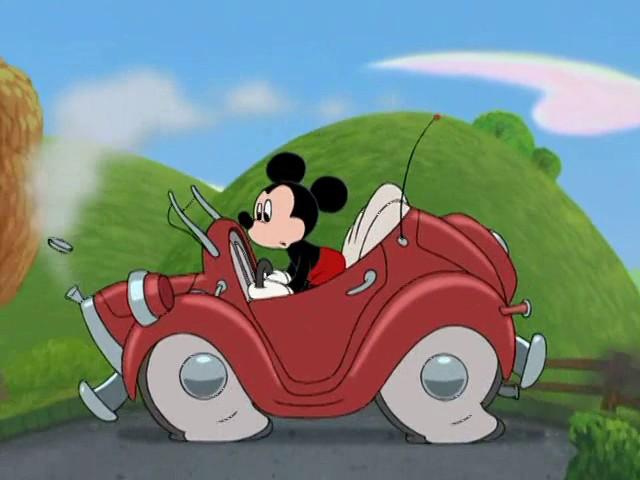 Mickey's New Car