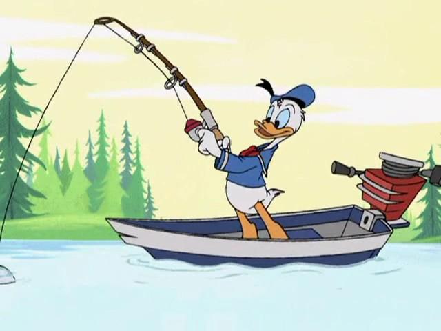 Donald's Dynamite : Fishing