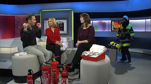 Hilfe! Es brennt! Feuerwehrleute im Einsatz